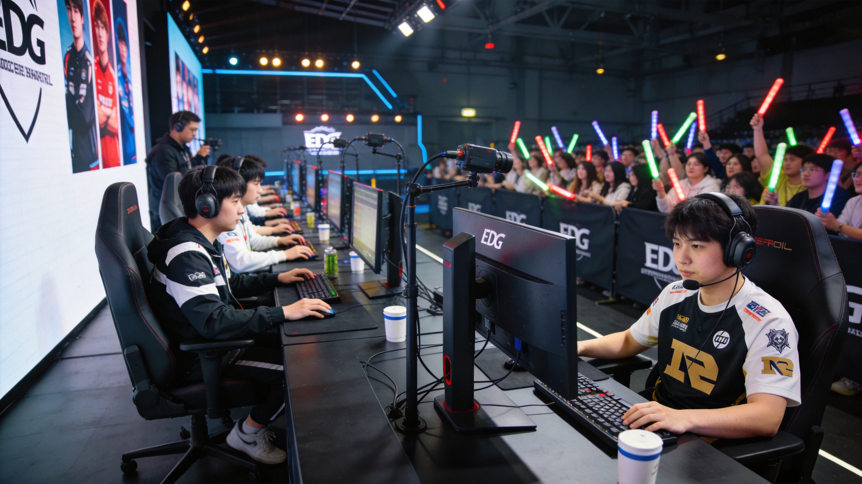 英雄联盟LOL EDG vs RNG 实时比赛画面